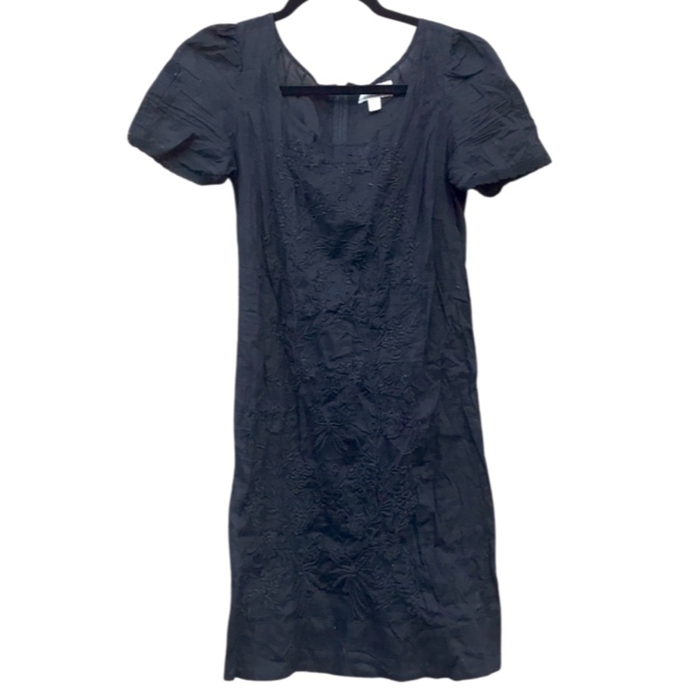 Embroidered sheer dress 100% cotton